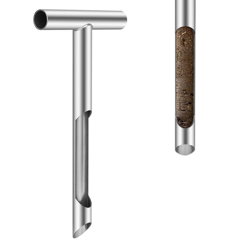 AUZEKER 12-inch soil sampler probe for precise core sampling in lawns and fields