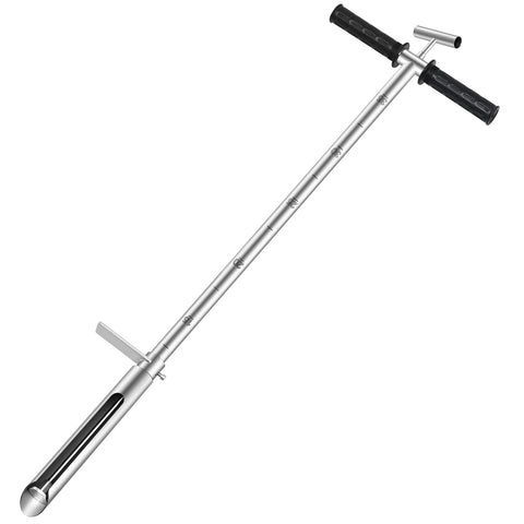 AUZEKER 40inch soil sampler probe captures deep, representative soil cores for testing.