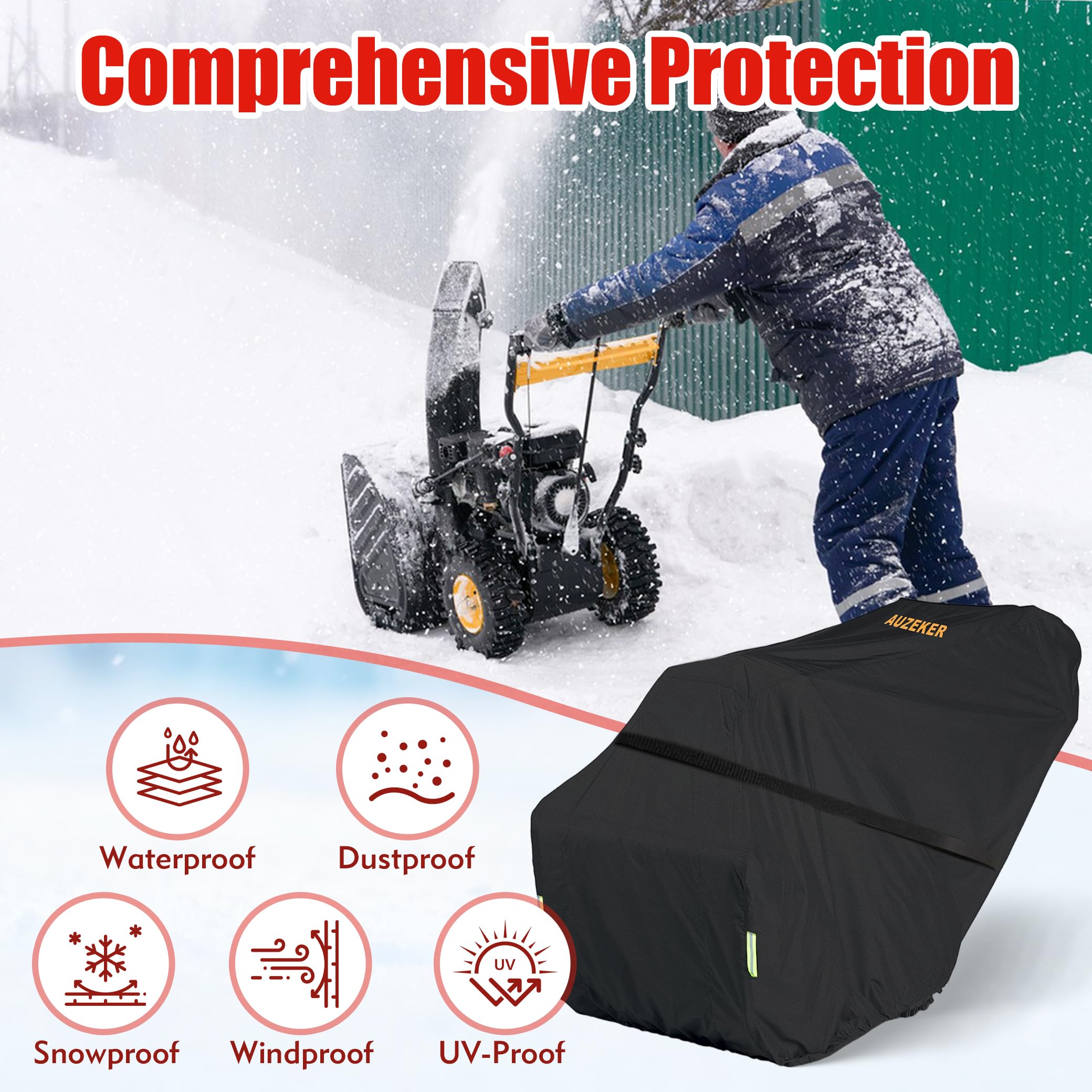 AUZEKER compatible with Ego, Honda, Ariens, Toro snow blowers
