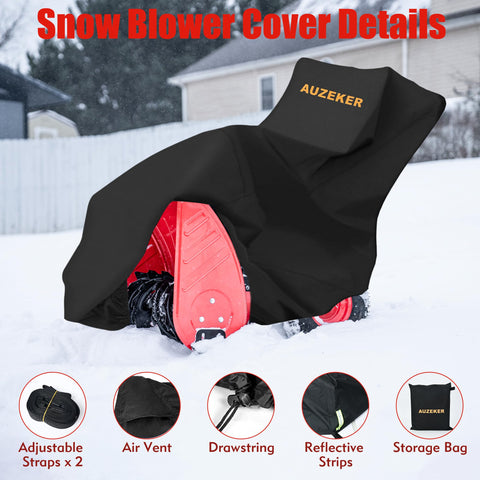 AUZEKER cover with drawstring and vent controls moisture during storage