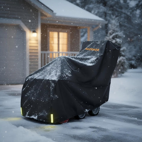AUZEKER cover with dual straps stays secure in windy conditions