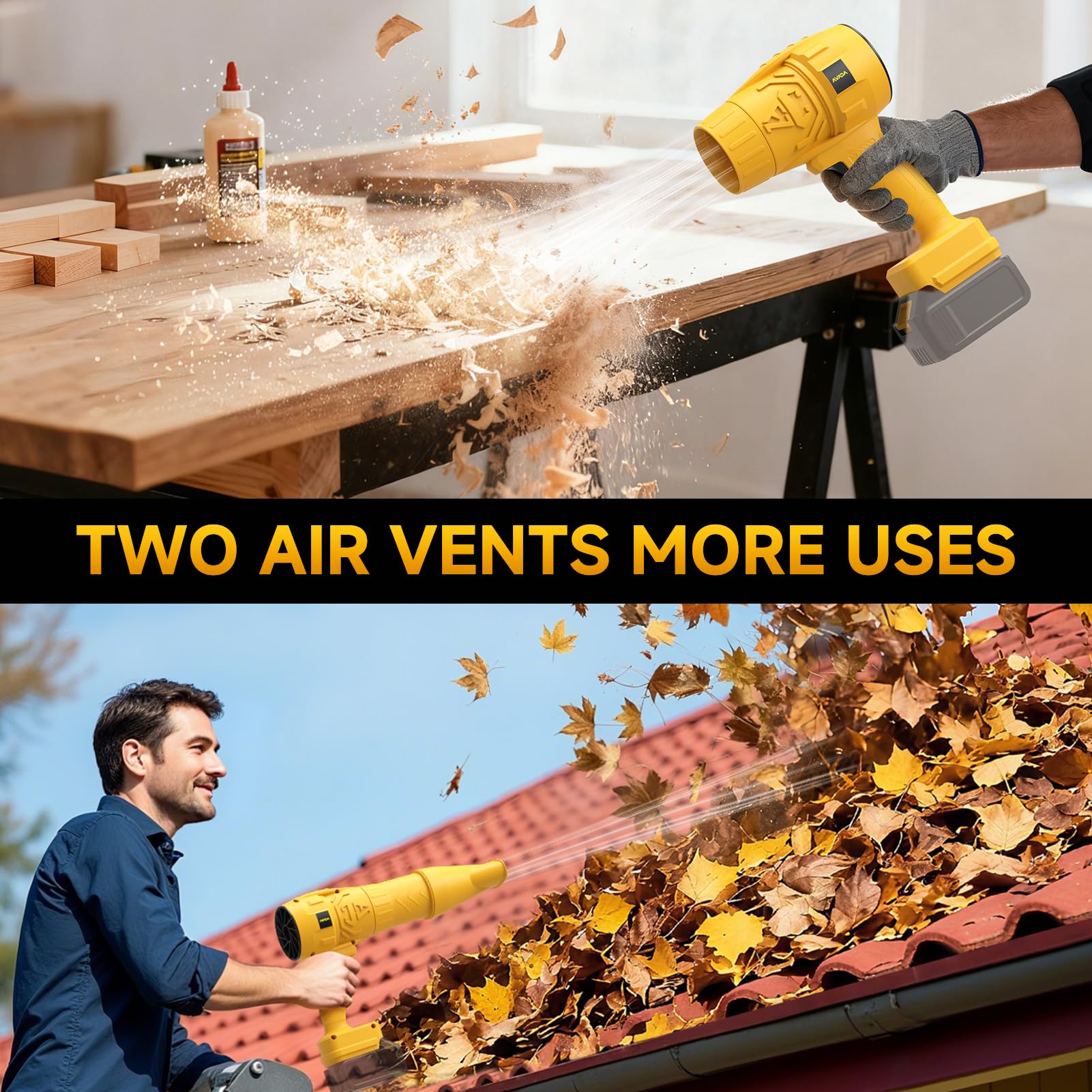 AVADA ergonomic grip supports extended use without fatigue.