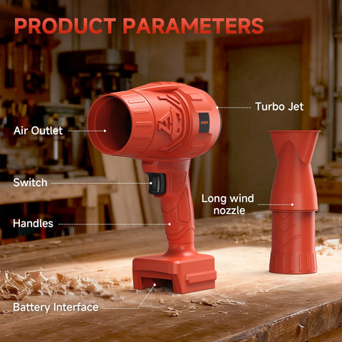 AVADA car drying and detailing milwaukee-m18-compatible uses compact power for vehicles.