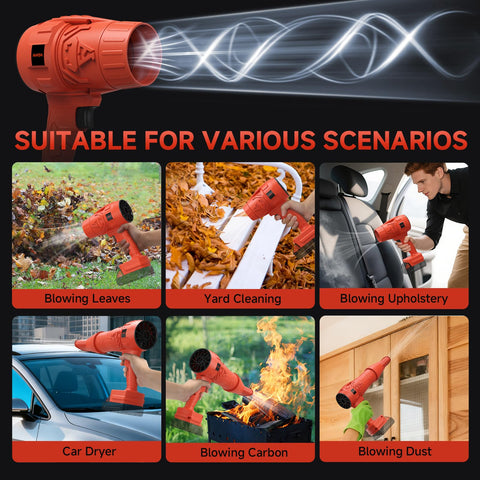 AVADA two-nozzles milwaukee-m18-compatible expand versatility for cars, patios, and workshop cleanup.
