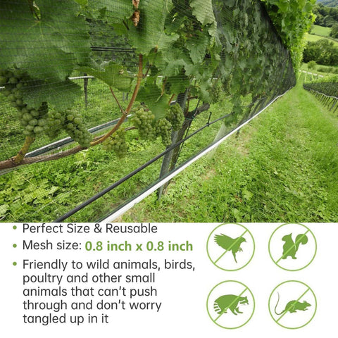 Avagiaforu deer barrier netting deters wildlife while maintaining airflow