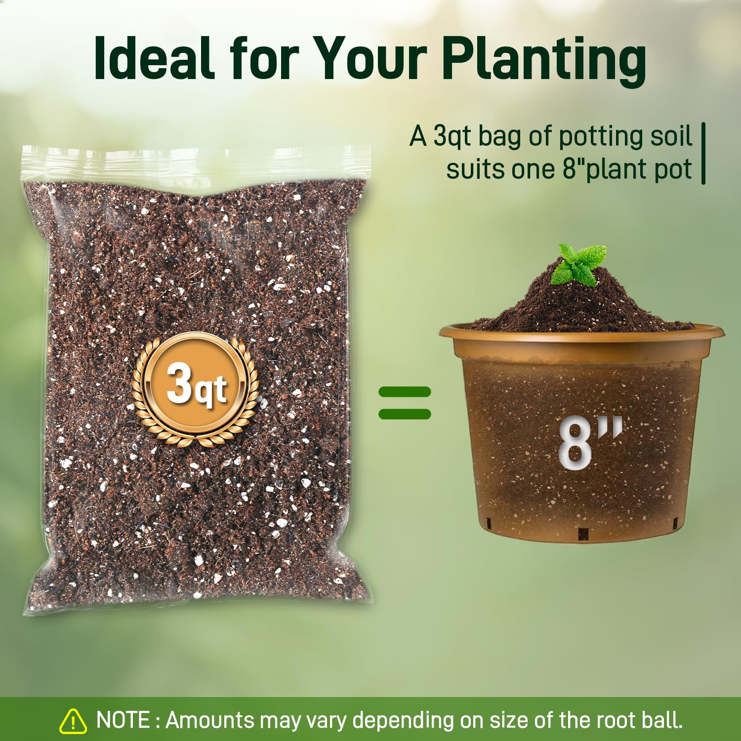 Avalution potting mix ideal for flowers, herbs, and vegetables in pots.