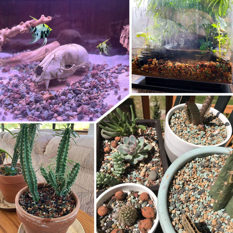Avalution fairy garden ornamental gravel adds color and texture for miniature landscapes