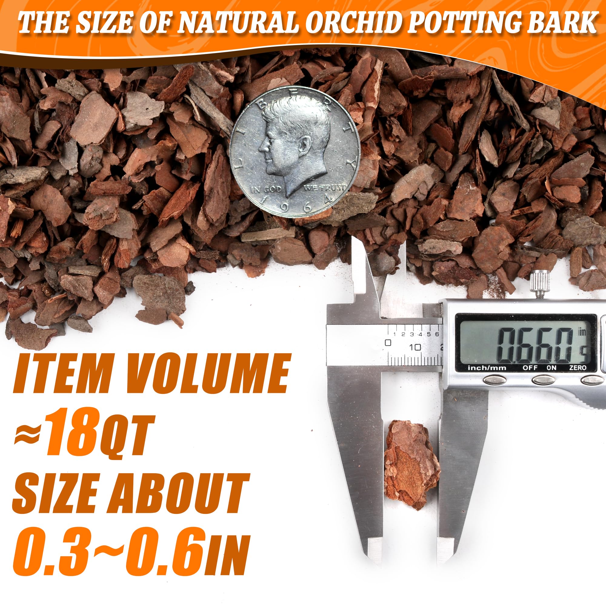 Avalution Orchid Bark – pH neutral and presterilized for a clean medium.