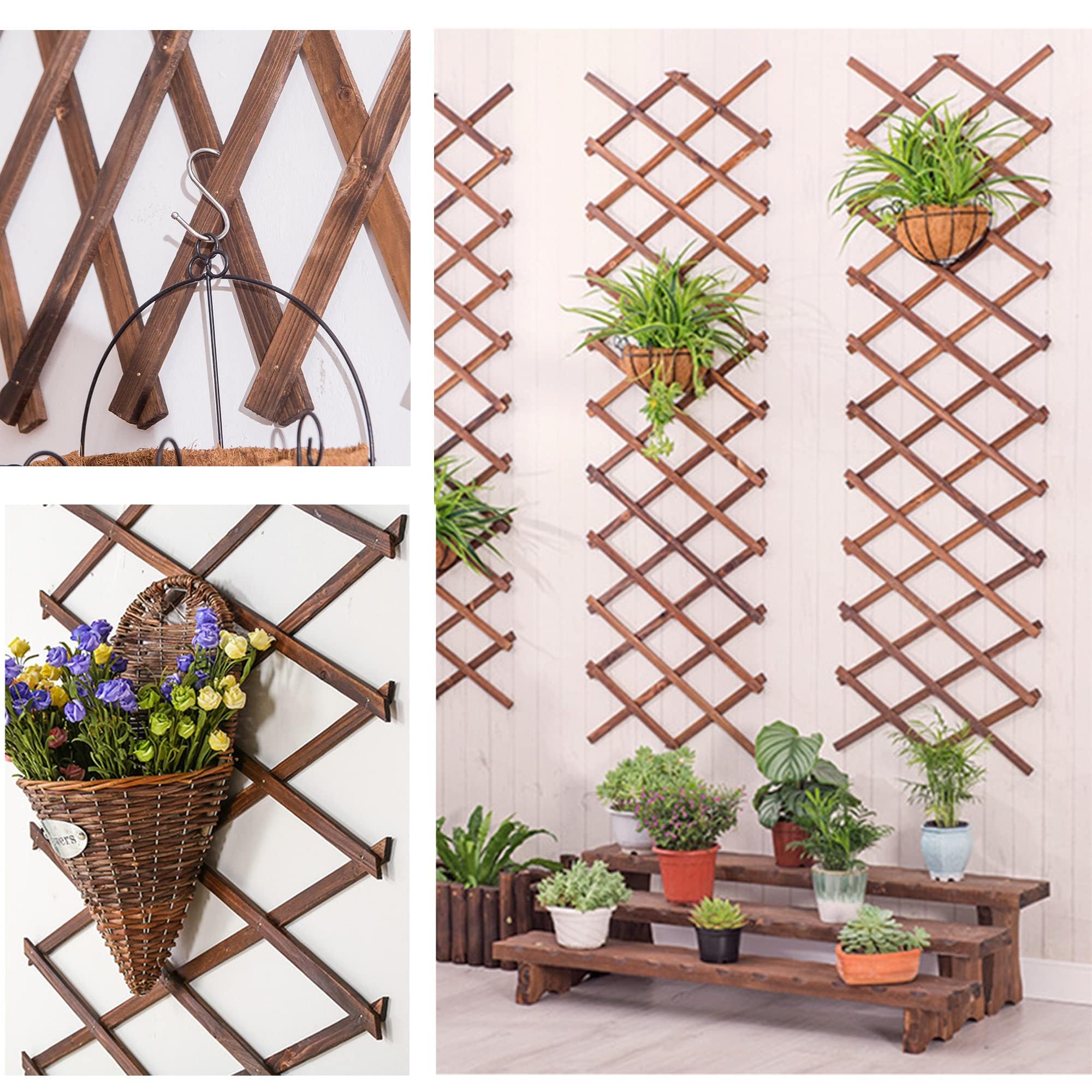 Avalution outdoor lattice fence decorative panel for garden pathways.