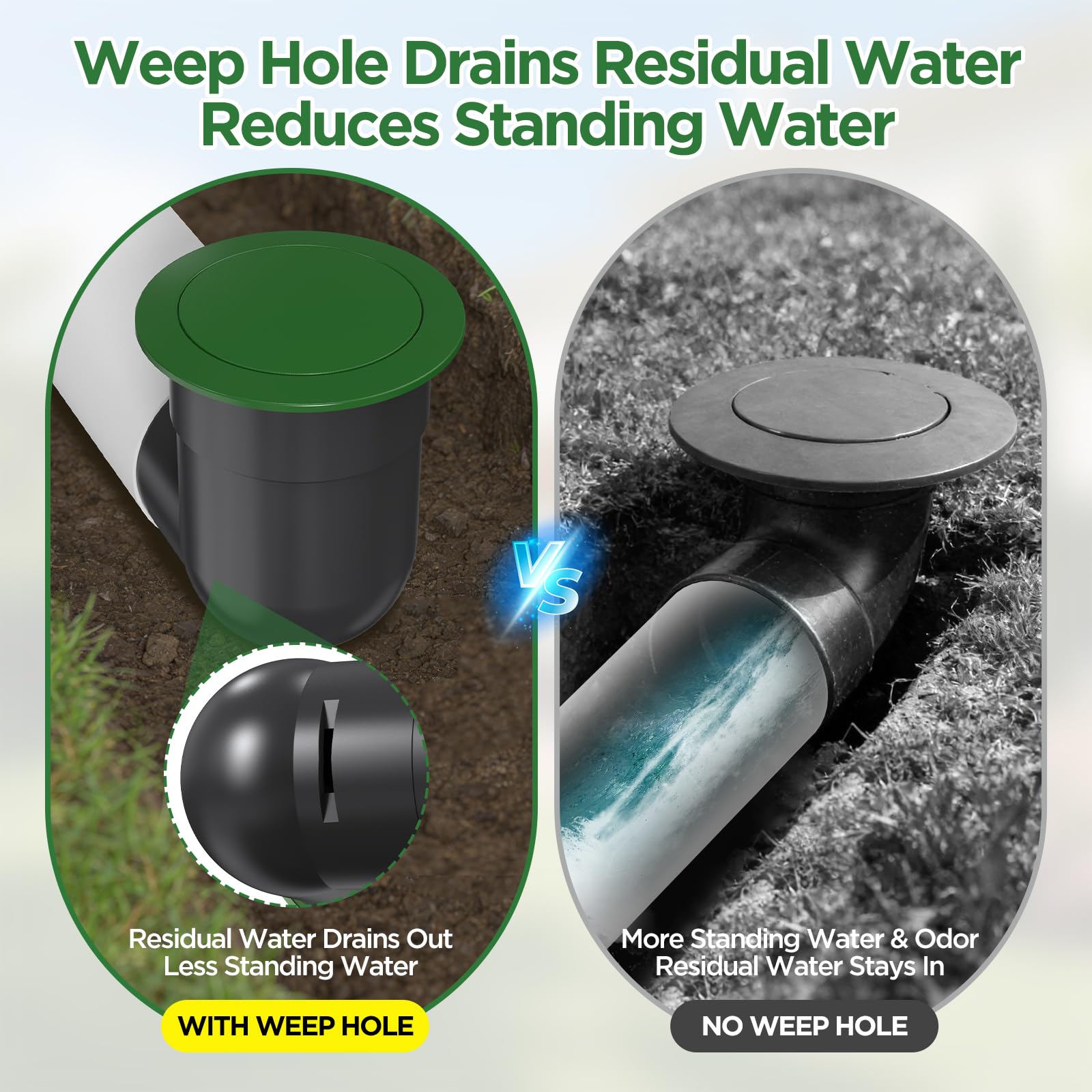 Avanhitch suitable for downspouts, channel drains, and catch basins