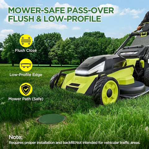 Avanhitch low-profile top stays flush to protect mower blades