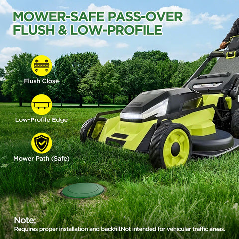 Avanhitch outdoor drain cover directs runoff away from turf
