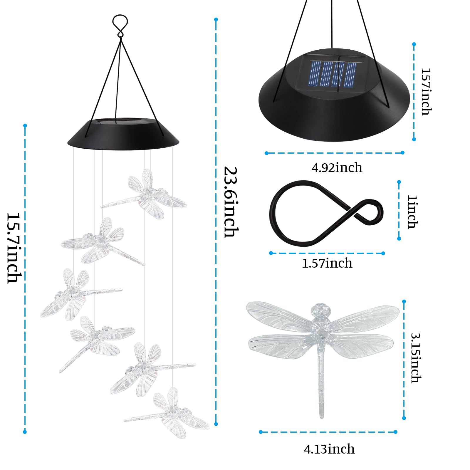 AVEKI dragonfly garden light ideal for festivals and evenings.