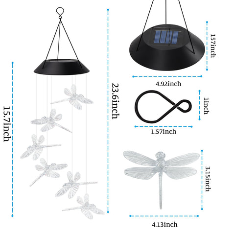 AVEKI dragonfly garden light ideal for festivals and evenings.