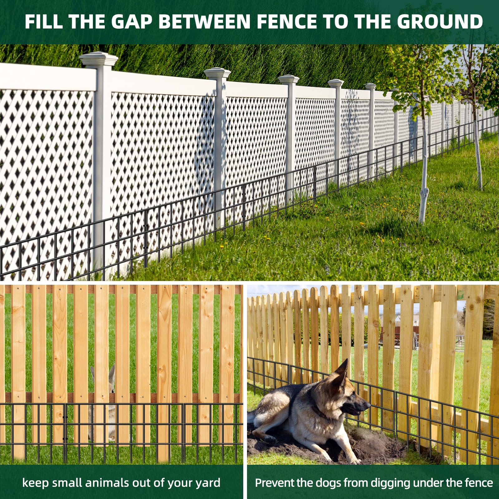 Close view highlighting 14-foot length for extended boundary coverage.