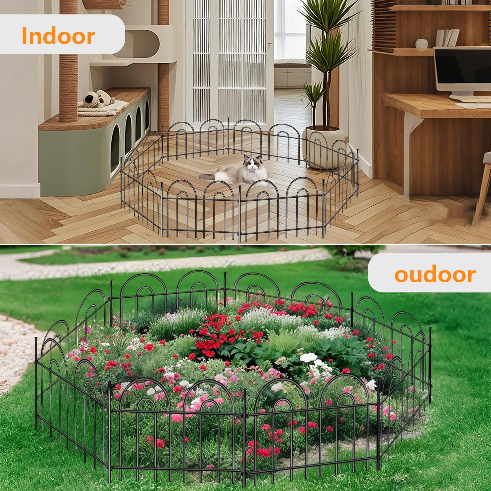 AVELOTUUG 45-foot length covers long garden borders efficiently