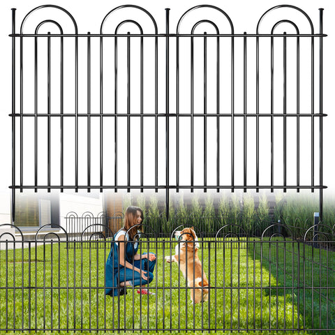 AVELOTUUG 25-panel no-dig fence panel for flexible garden boundaries.