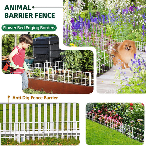 AVELOTUUG no-dig barrier helps keep dogs inside and small animals out.