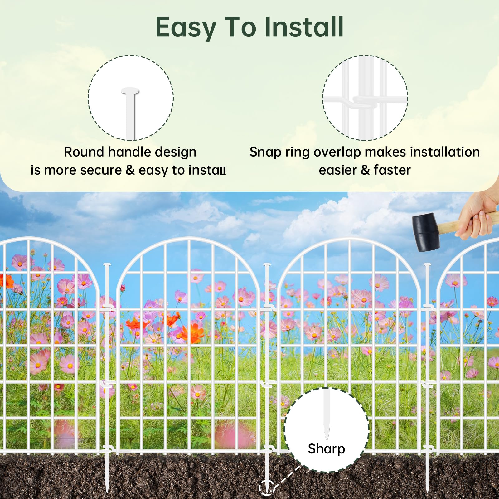 AVELOTUUG dog barrier helps keep pets safely contained in yards.