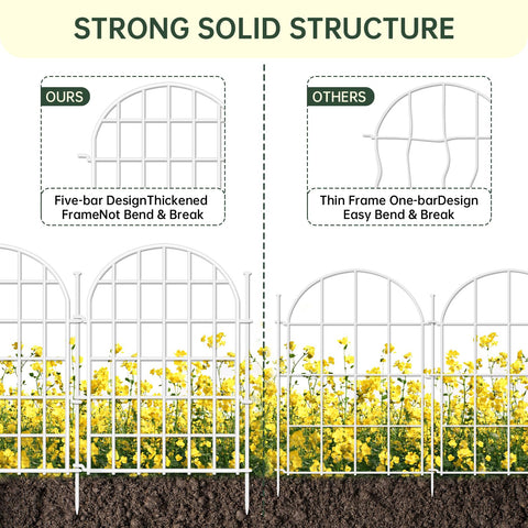 AVELOTUUG rustproof fence remains durable against weather and wear.