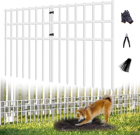 AVELOTUUG garden barrier fence panel for a flexible border that deters small animals