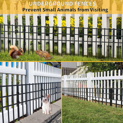 AVELOTUUG garden border fence installed along path for defined pet-safe edging.