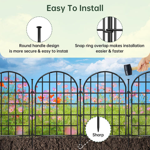 AVELOTUUG pet barrier fence protects dogs while guiding them along borders.
