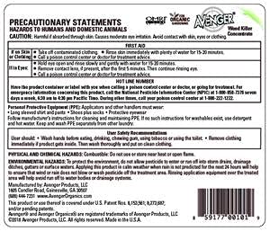 Avenger Organics measuring cup and cap aid portion control for accurate mixes.
