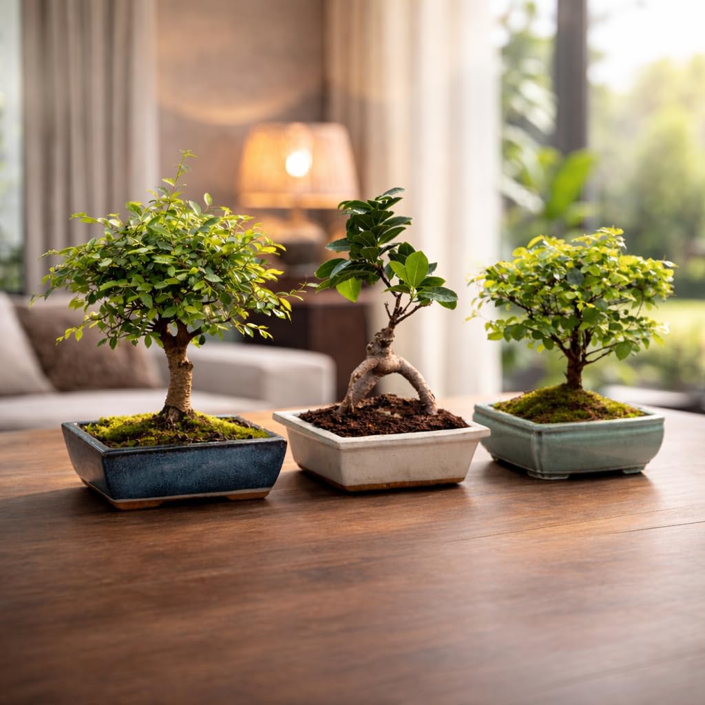 Beginner-friendly Avergo bonsai kit with easy-to-use tools.