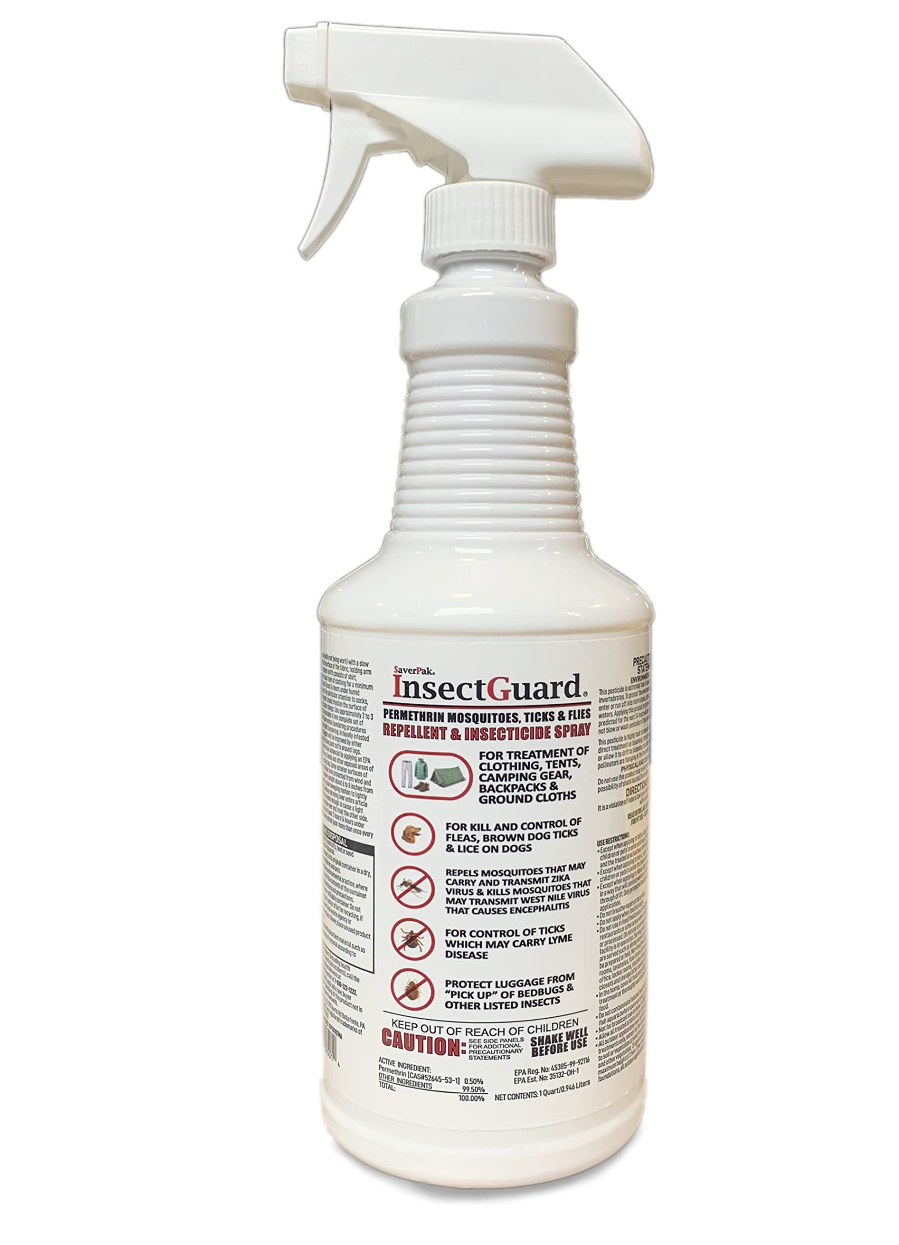 Averpak InsectGuard bottle pour for easy, controlled application.