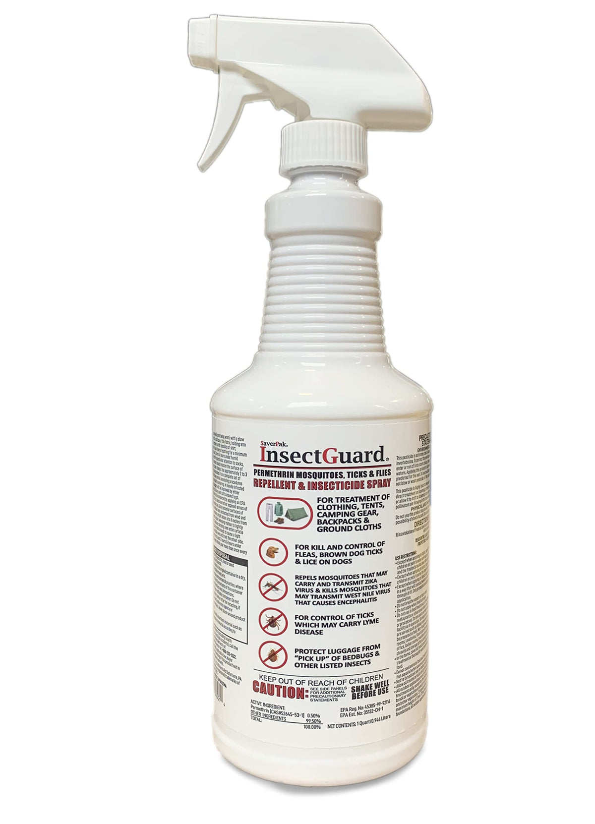 Averpak InsectGuard bottle pour for easy, controlled application.