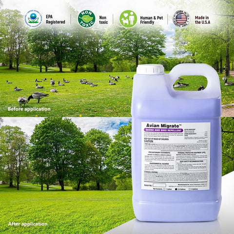 InvisiDye UV marker compatibility with AVIAN MIGRATE training aid.