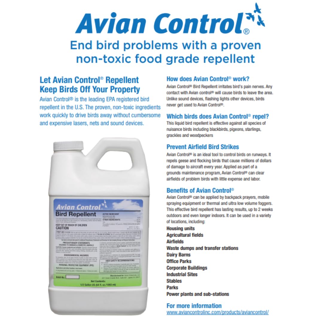 AVIAN MIGRATE safe to use around waterways when directed.