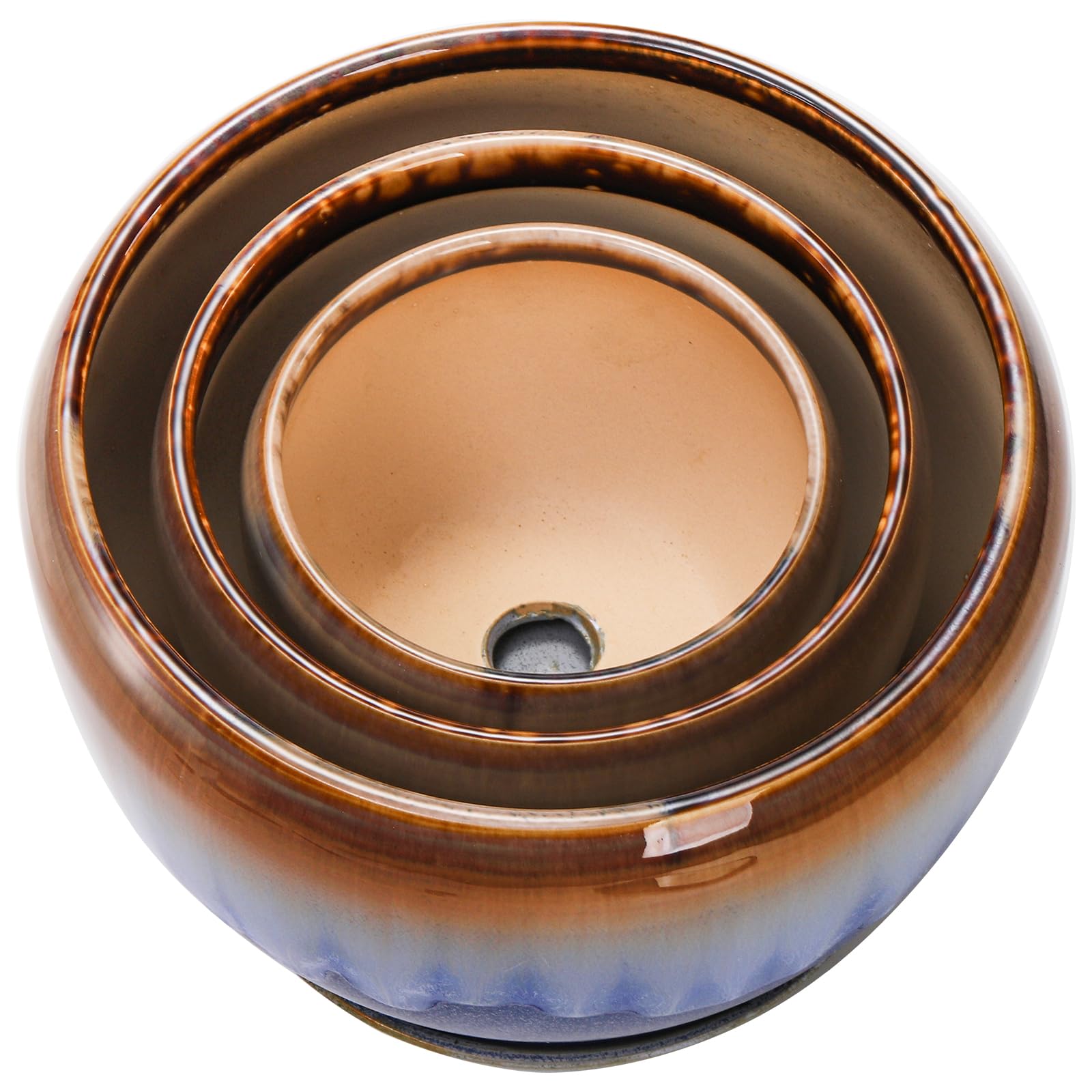 AVLA pots ideal for succulents and herbs on a windowsill or desk.