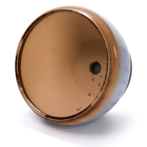 AVLA rustic drip-glazed planter design adds vintage charm to any room.
