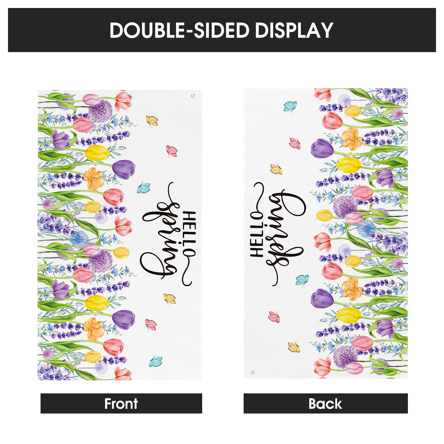 AVOIN colorlife 3x5 ft flag ideal for porch, fence, or garden.