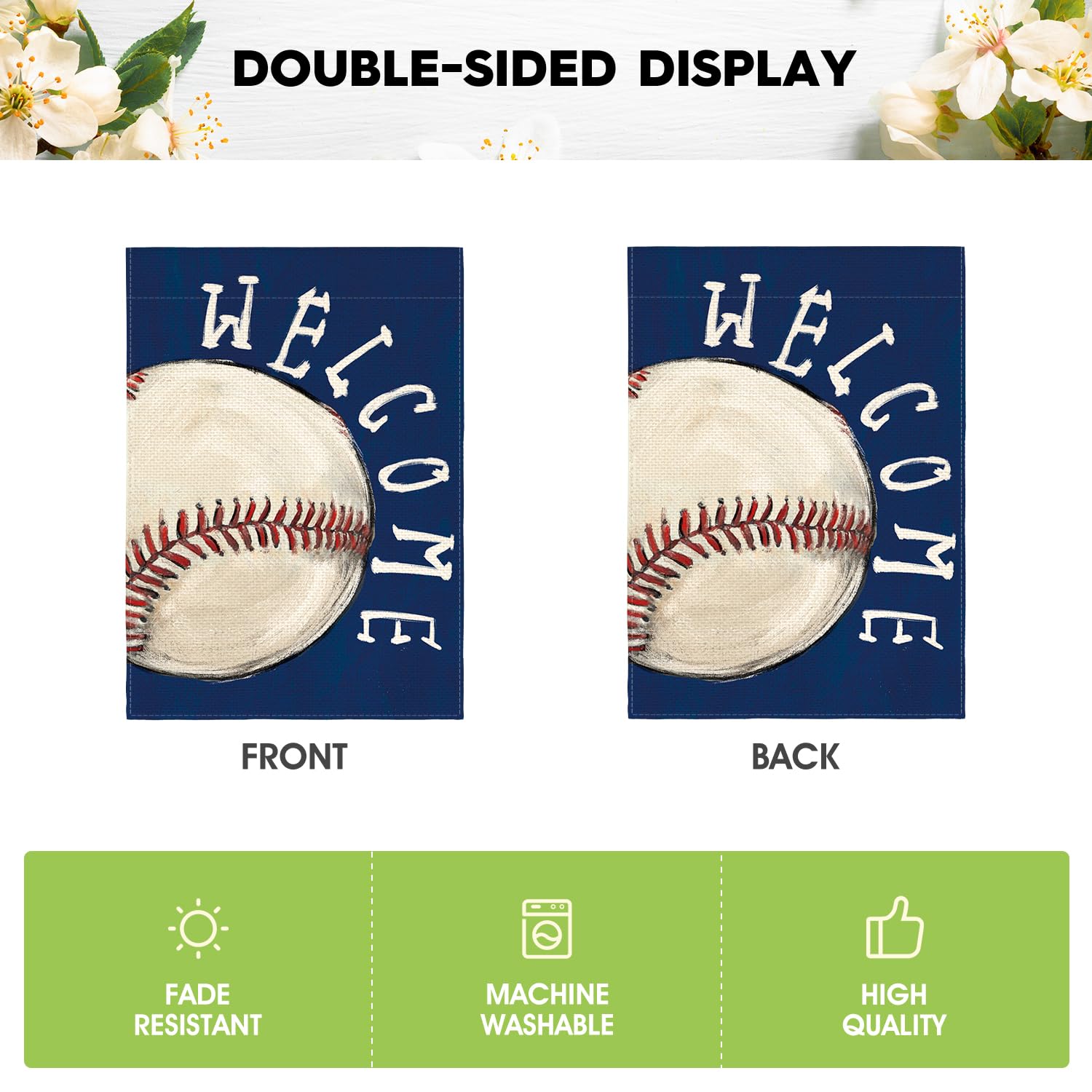 AVOIN colorlife flag features double-sided printing for visibility from both directions