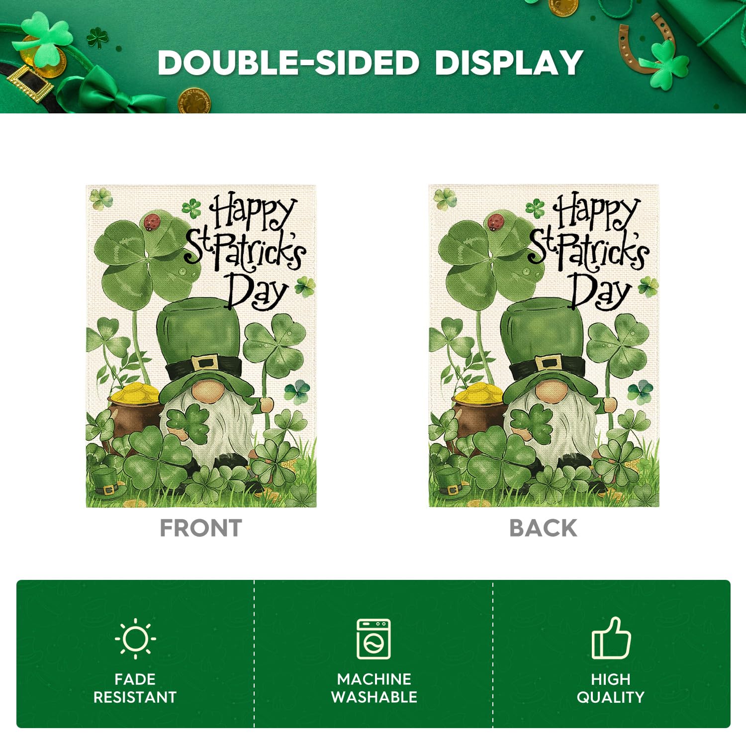 AVOIN colorlife deck patio porch lawn flag for seasonal decor