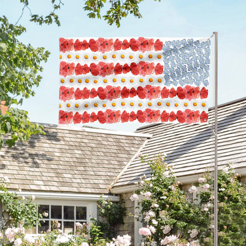 AVOIN colorlife double-sided flag visible from both sides for yard decor.