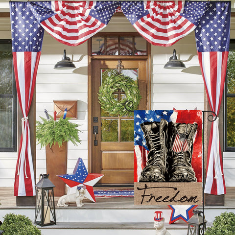 AVOIN colorlife double-sided patriotic design visible from both sides