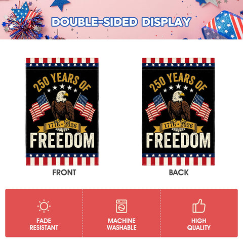 AVOIN colorlife Eagle Patriotic flag closeup embroidery detail