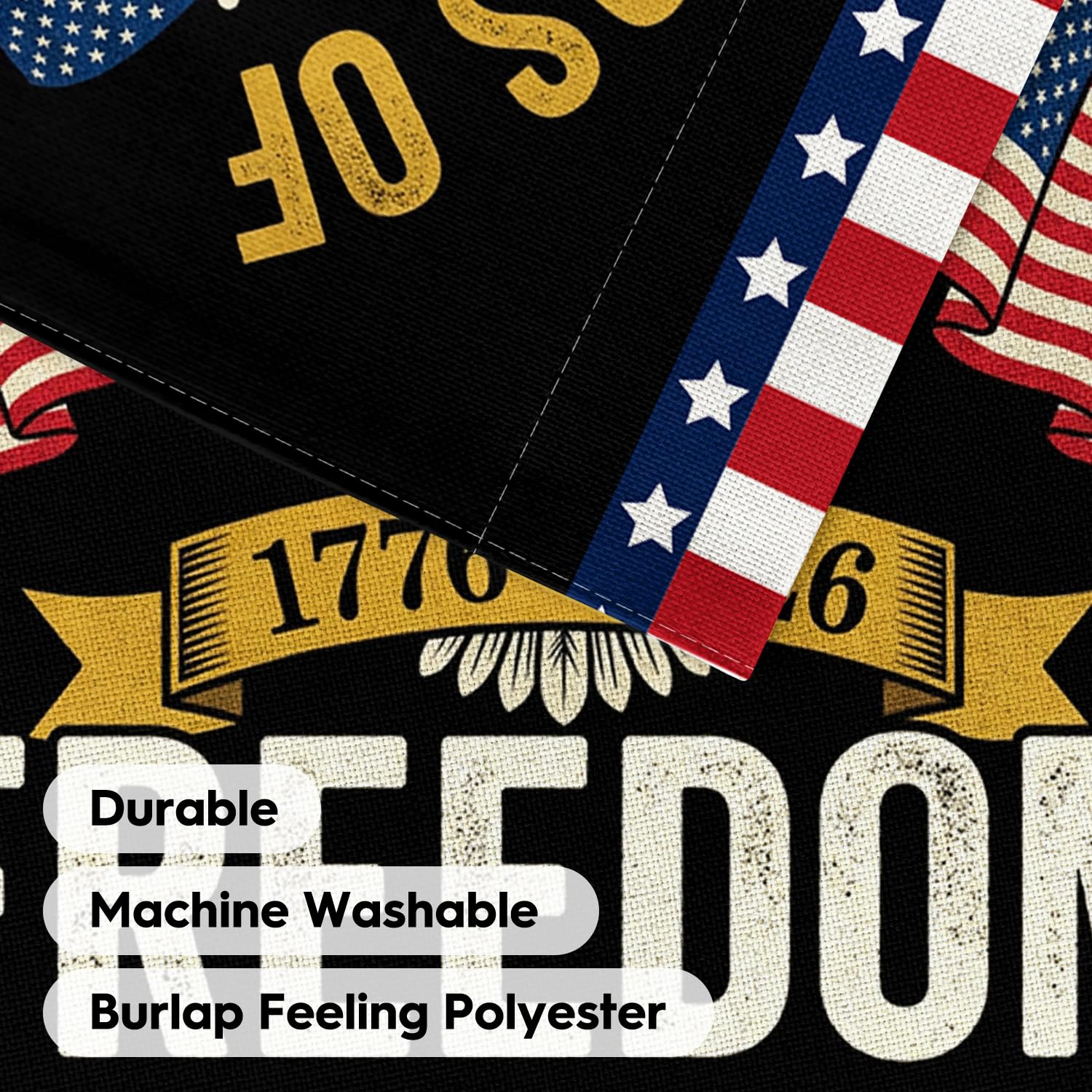 AVOIN colorlife Eagle Patriotic flag durable polyester material for outdoors