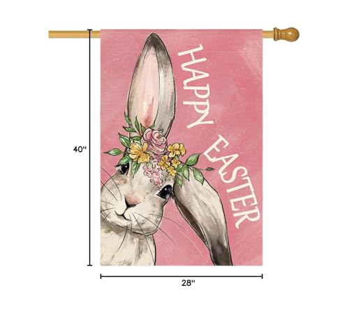 AVOIN colorlife Easy-care machine washable Easter flag