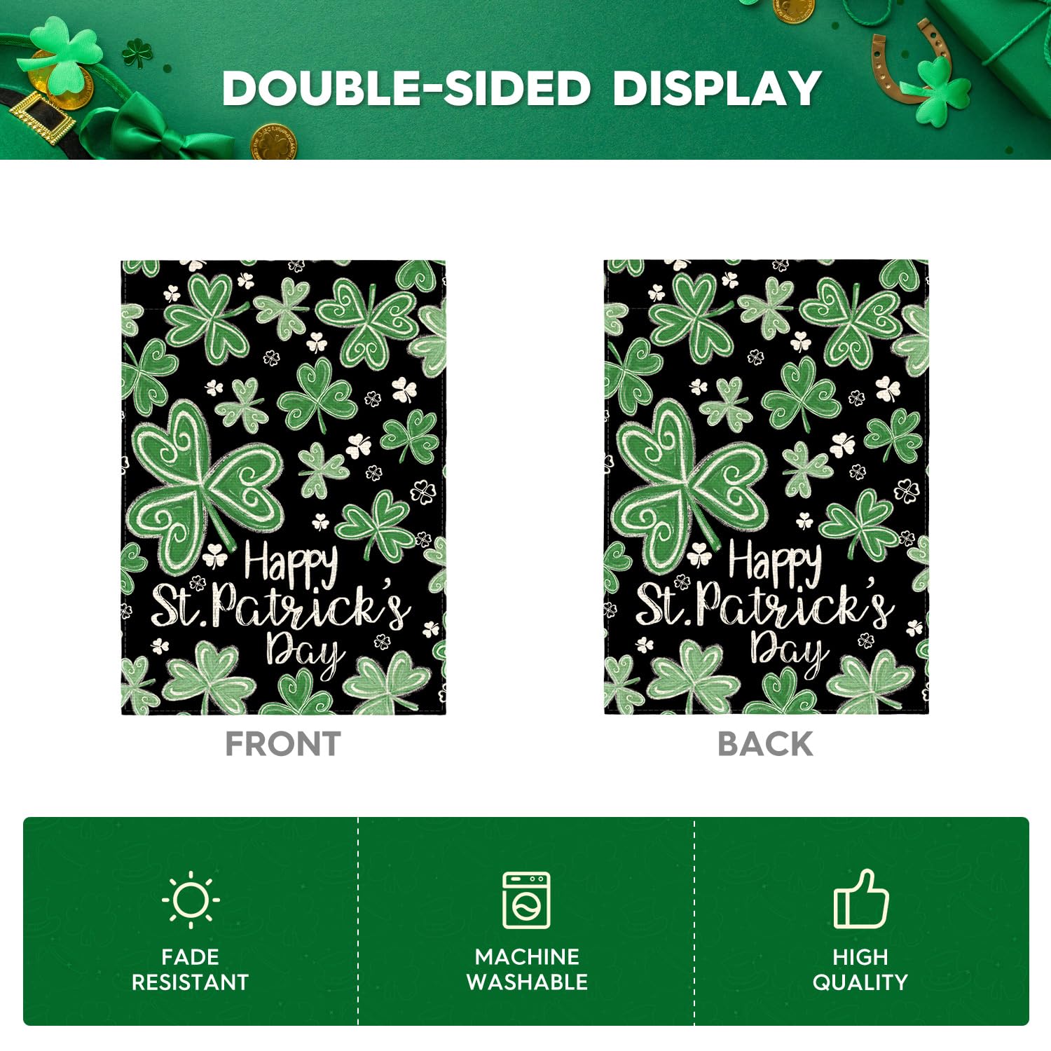 AVOIN colorlife Weather-resistant polyester flag withstands outdoor conditions