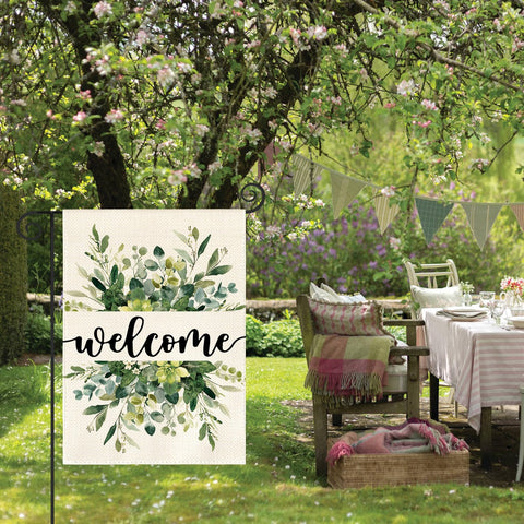 AVOIN colorlife farmhouse porch flag enhances seasonal decor and curb appeal
