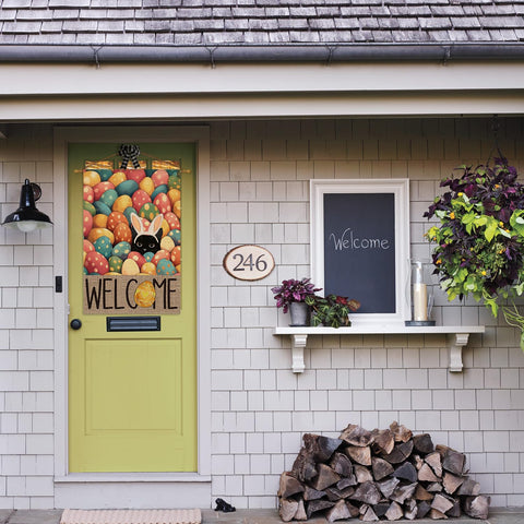 AVOIN colorlife Flagpole sleeve and tab ensure secure outdoor hanging.