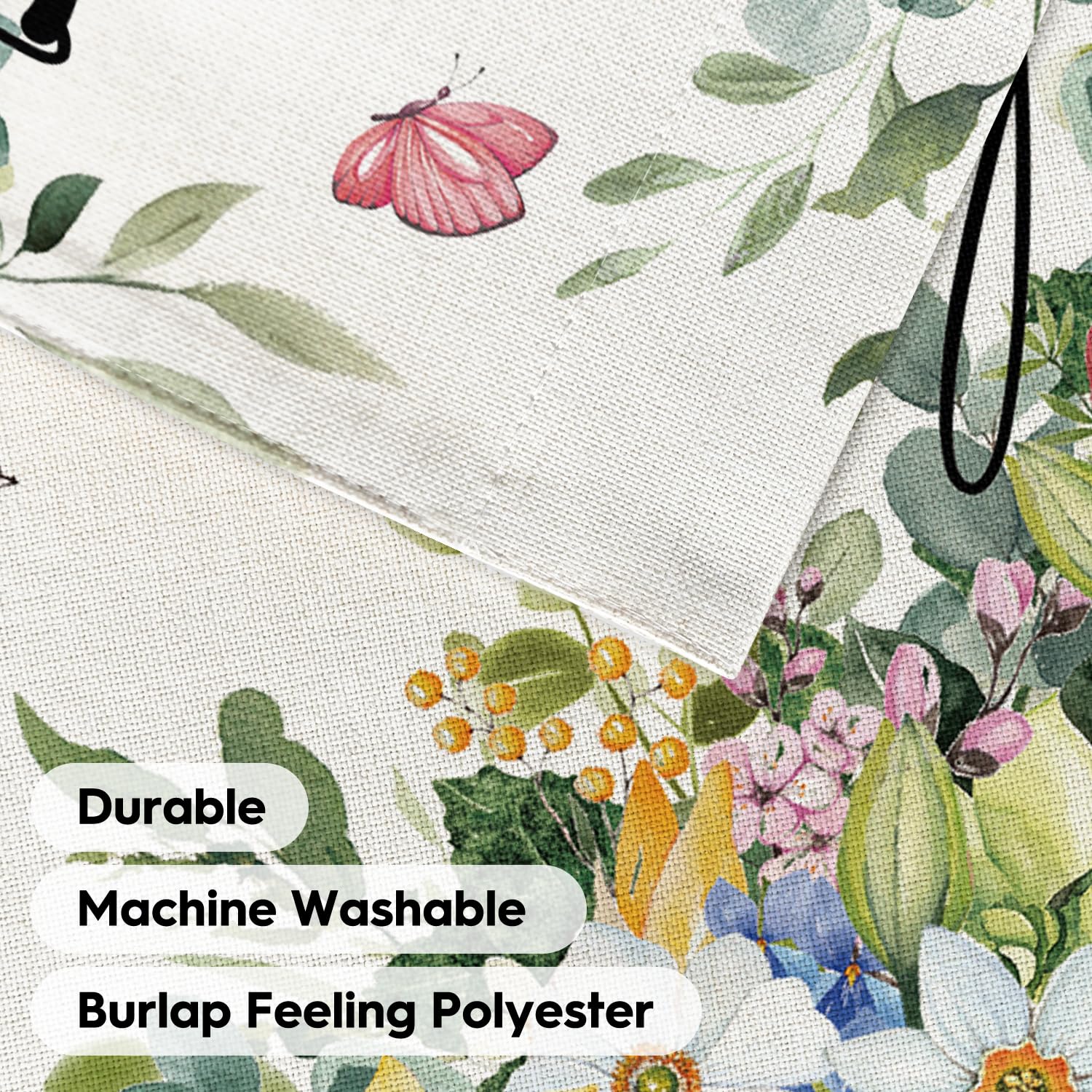 AVOIN colorlife Floral Hello Spring flag in the yard welcomes guests