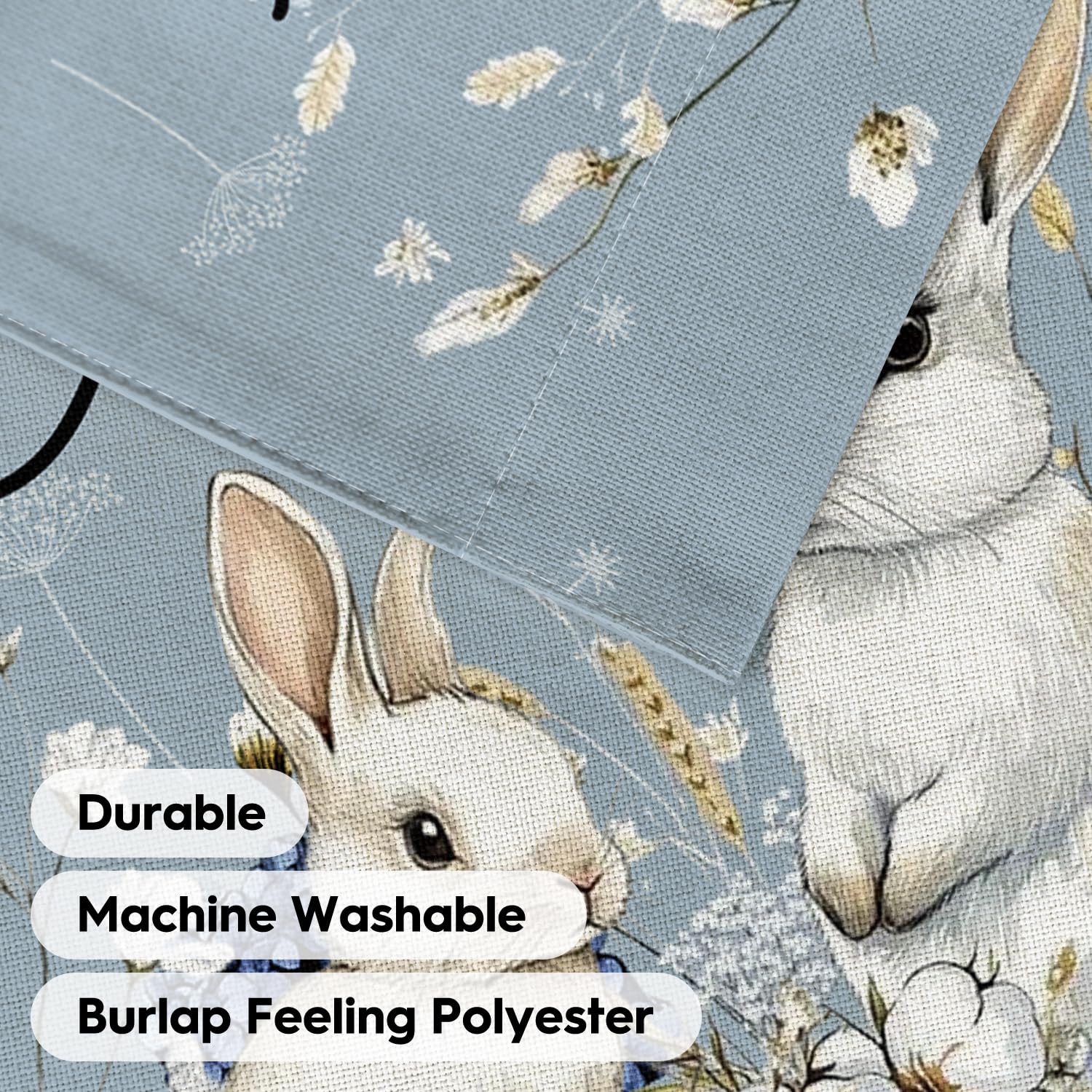 AVOIN colorlife Double-sided Easter flag design reads from both sides for outdoor display