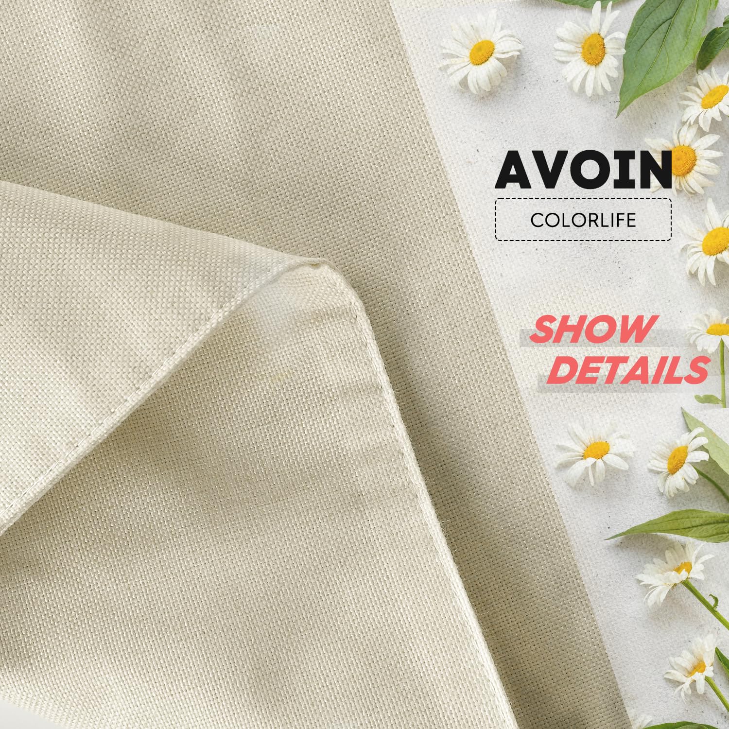AVOIN colorlife Hello Sunshine flag fluttering in garden setting.