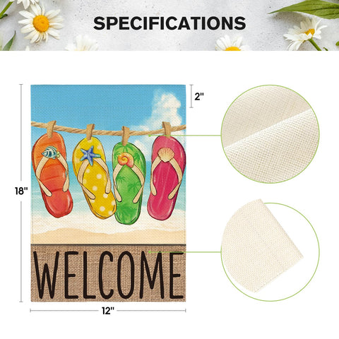AVOIN colorlife Machine-washable garden flag cleans easily after outdoor use.